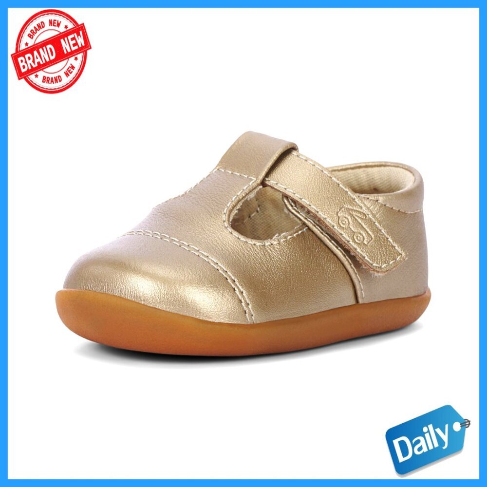 First Walker Baby Shoes with Slip-Resistant Sole for Early Steps